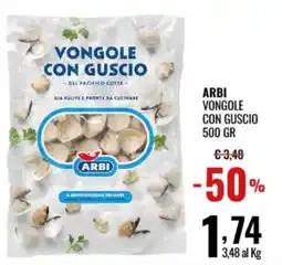 Gecop Vongole con guscio ARBI offerta