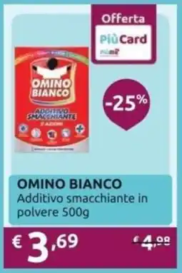 PiùMe OMINO BIANCO Additivo smacchiante offerta