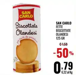 Gecop SAN CARLO Biscottate Olandesi offerta