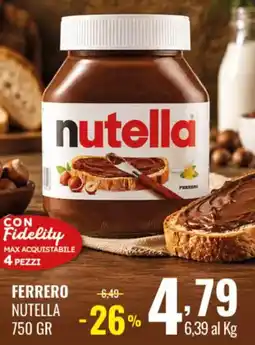 Gecop FERRERO NUTELLA offerta