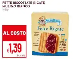 Pan Fette Biscottate Rigate Mulino Bianco offerta