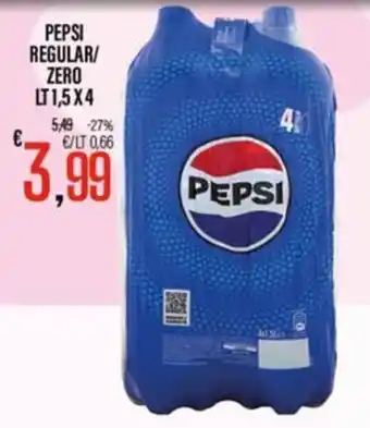 Supermercati EffePiù PEPSI REGULAR/ ZERO offerta