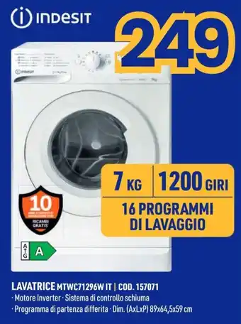 LAVATRICE INDESIT