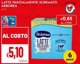 Pan Latte parzialmente scremato Arborea offerta
