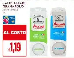 Pan Latte Accadi' Granarolo senza lattosio offerta