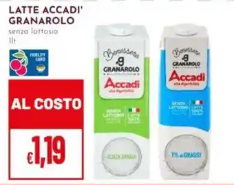 Pan Latte Accadi' Granarolo senza lattosio offerta