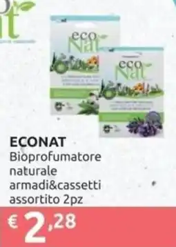 PiùMe ECONAT Bioprofumatore naturale armadi&cassetti offerta