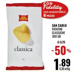 Gecop SAN CARLO PATATINE CLASSICHE offerta