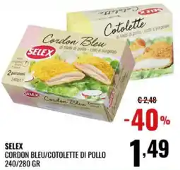 Gecop SELEX CORDON BLEU/COTOLETTE DI POLLO offerta