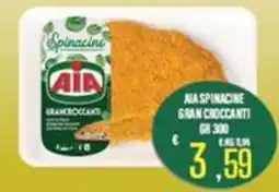 Supermercati EffePiù AIA SPINACINE GRAN CROCCANTI offerta