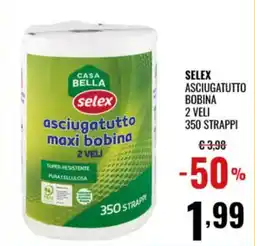 Gecop selex asciugatutto maxi bobina offerta