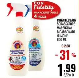 Gecop Chanteclair Sgrassatore universale offerta