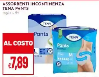 Pan Assorbenti incontinenza Tena Pants offerta