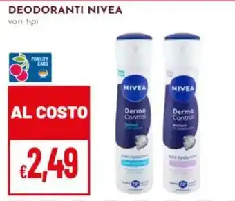 Pan DEODORANTI NIVEA offerta