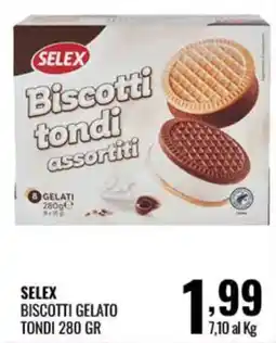 Gecop SELEX BISCOTTI GELATO TONDI offerta