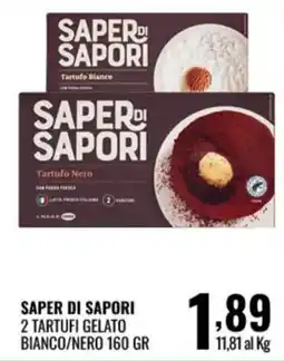 Gecop SAPER DI SAPORI 2 TARTUFI GELATO offerta