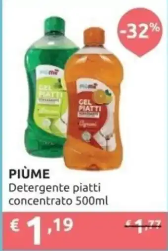 PiùMe PIÙME Detergente piatti concentrato offerta