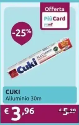PiùMe CUKI Alluminio offerta