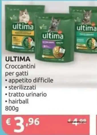 PiùMe ULTIMA Croccantini per gatti offerta