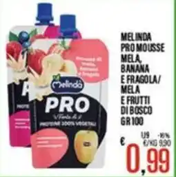 Supermercati EffePiù Melinda PRO MOUSSE offerta