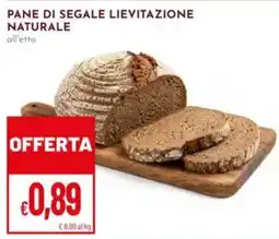 Pan PANE DI SEGALE LIEVITAZIONE NATURALE all'etto offerta
