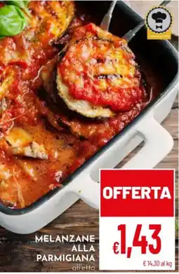 Pan Melanzane alla Parmigiana offerta