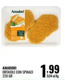 Gecop Amadori Ortaiole con Spinaci offerta