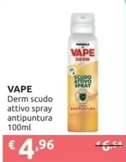 PiùMe VAPE Derm scudo attivo spray antipuntura offerta