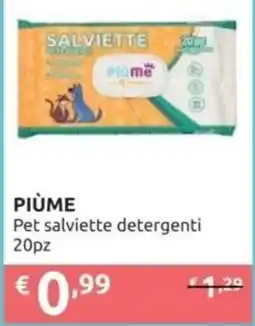 PiùMe PIÙME Pet salviette detergenti offerta