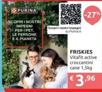 PiùMe FRISKIES VitaFit active croccantini cane offerta