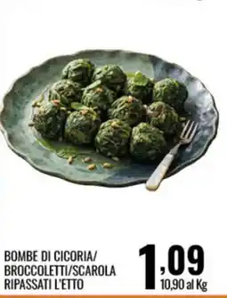 Gecop BOMBE DI CICORIA/BROCCOLETTI/SCAROLA RIPASSATI L'ETTO offerta