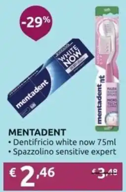 PiùMe Mentadent offerta