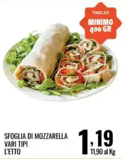 Gecop SFOGLIA DI MOZZARELLA VARI TIPI L'ETTO offerta