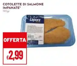 Pan Cotolette di salmone impanate Lepore offerta