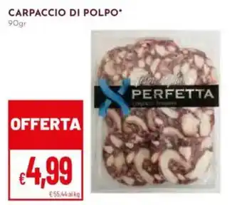 Pan Carpaccio di polpo PERFETTA offerta