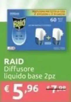PiùMe RAID Diffusore liquido base offerta