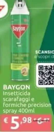 PiùMe Baygon Insetticide scarafaggi e formiche precision spray offerta
