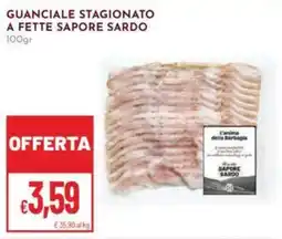 Pan Guanciale stagionato a fette Sapore Sardo offerta