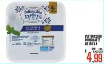 Supermercati EffePiù Pettinicchio Mozzarella Fiordilatte offerta