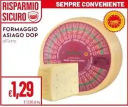 Pan Formaggio Asiago DOP all'etto offerta