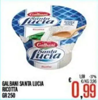 Supermercati EffePiù Galbani Santa Lucia Ricotta offerta