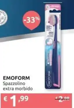 PiùMe EMOFORM Spazzolino extra morbido offerta