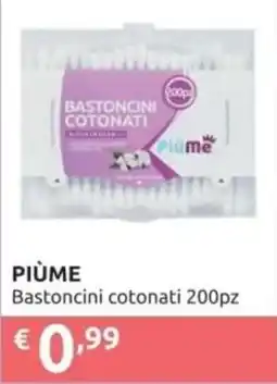 PiùMe PIÙME Bastoncini cotonati offerta