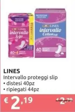 PiùMe LINES Intervallo proteggi slip offerta