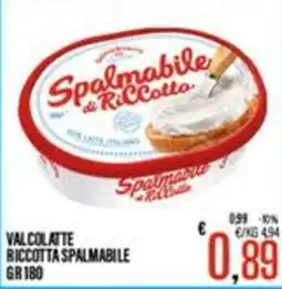 Supermercati EffePiù Spalmabile di Ricotta offerta