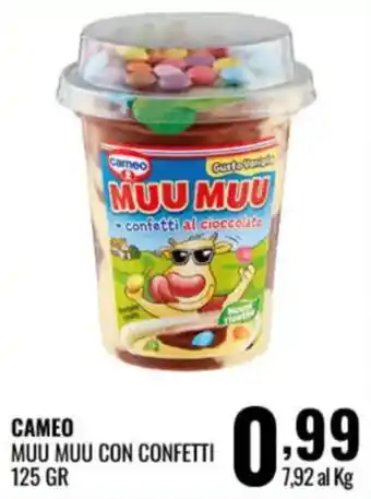 Gecop Cameo Muu Muu con Confetti offerta