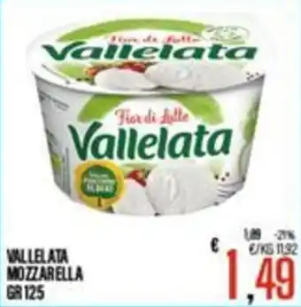 Supermercati EffePiù Vallelata Mozzarella offerta