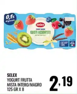 Gecop SELEX YOGURT FRUTTA MISTA INTERO/MAGRO offerta
