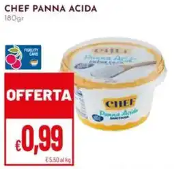 Pan CHEF Panna Acida offerta