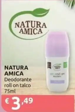 PiùMe Natura Amica Deodorante roll on talco offerta